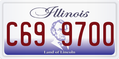 IL license plate C699700