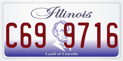 IL license plate C699716
