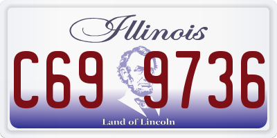 IL license plate C699736