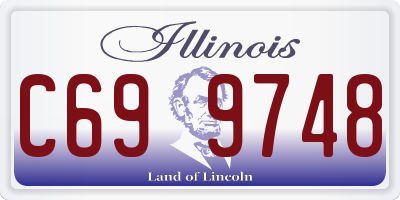 IL license plate C699748