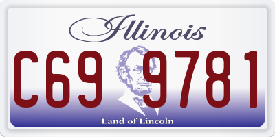 IL license plate C699781