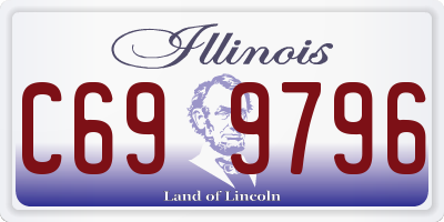IL license plate C699796