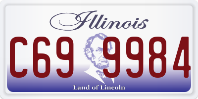 IL license plate C699984