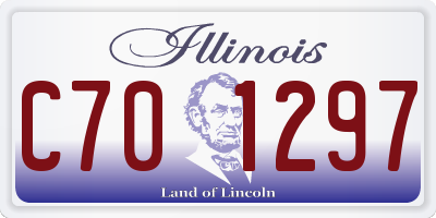 IL license plate C701297