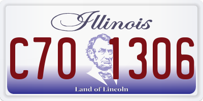 IL license plate C701306