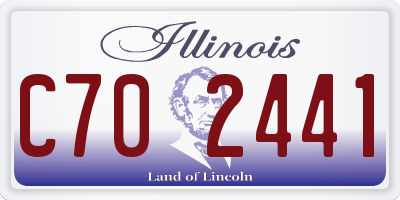 IL license plate C702441
