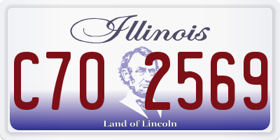 IL license plate C702569