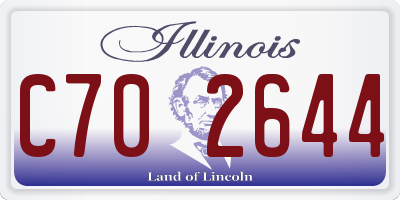 IL license plate C702644