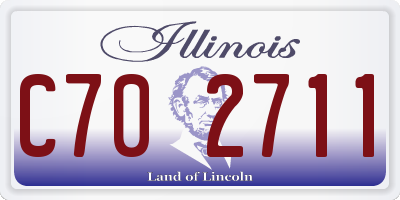 IL license plate C702711