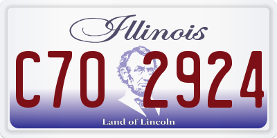 IL license plate C702924