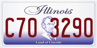 IL license plate C703290
