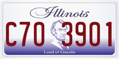 IL license plate C703901
