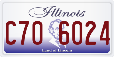 IL license plate C706024