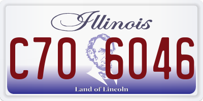 IL license plate C706046