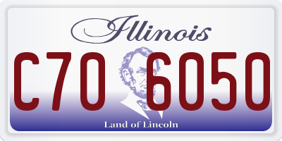 IL license plate C706050