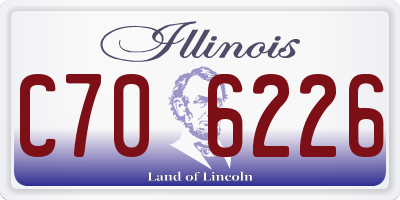 IL license plate C706226