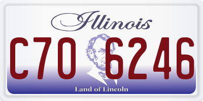 IL license plate C706246