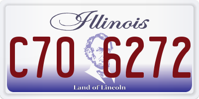 IL license plate C706272