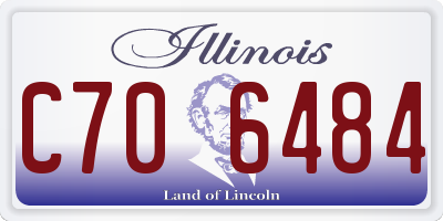 IL license plate C706484