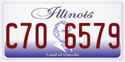 IL license plate C706579