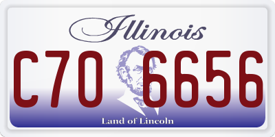 IL license plate C706656