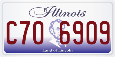 IL license plate C706909