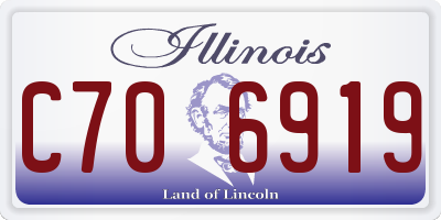 IL license plate C706919