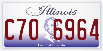 IL license plate C706964
