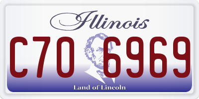 IL license plate C706969