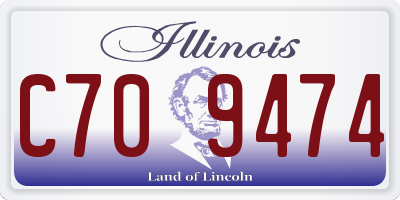 IL license plate C709474