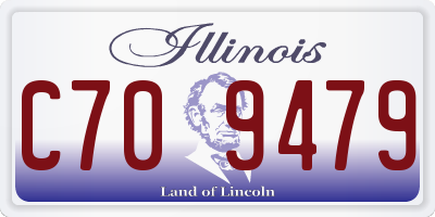 IL license plate C709479