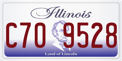 IL license plate C709528