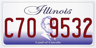 IL license plate C709532