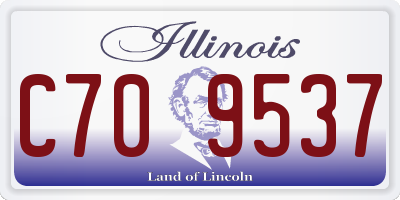 IL license plate C709537