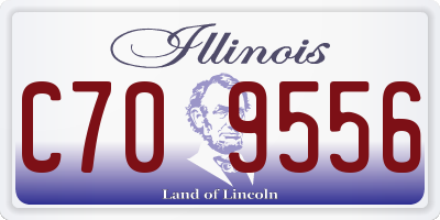 IL license plate C709556