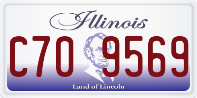 IL license plate C709569
