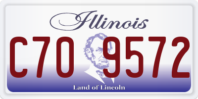 IL license plate C709572