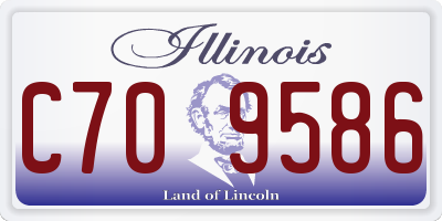 IL license plate C709586