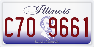 IL license plate C709661