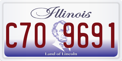 IL license plate C709691