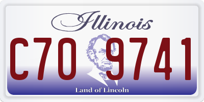 IL license plate C709741