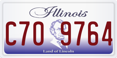 IL license plate C709764