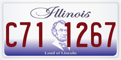 IL license plate C711267