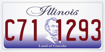 IL license plate C711293