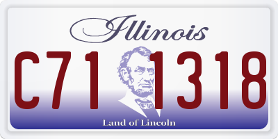 IL license plate C711318