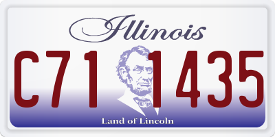IL license plate C711435