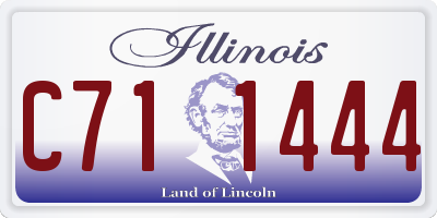 IL license plate C711444