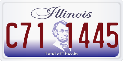 IL license plate C711445