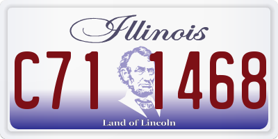 IL license plate C711468