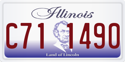 IL license plate C711490